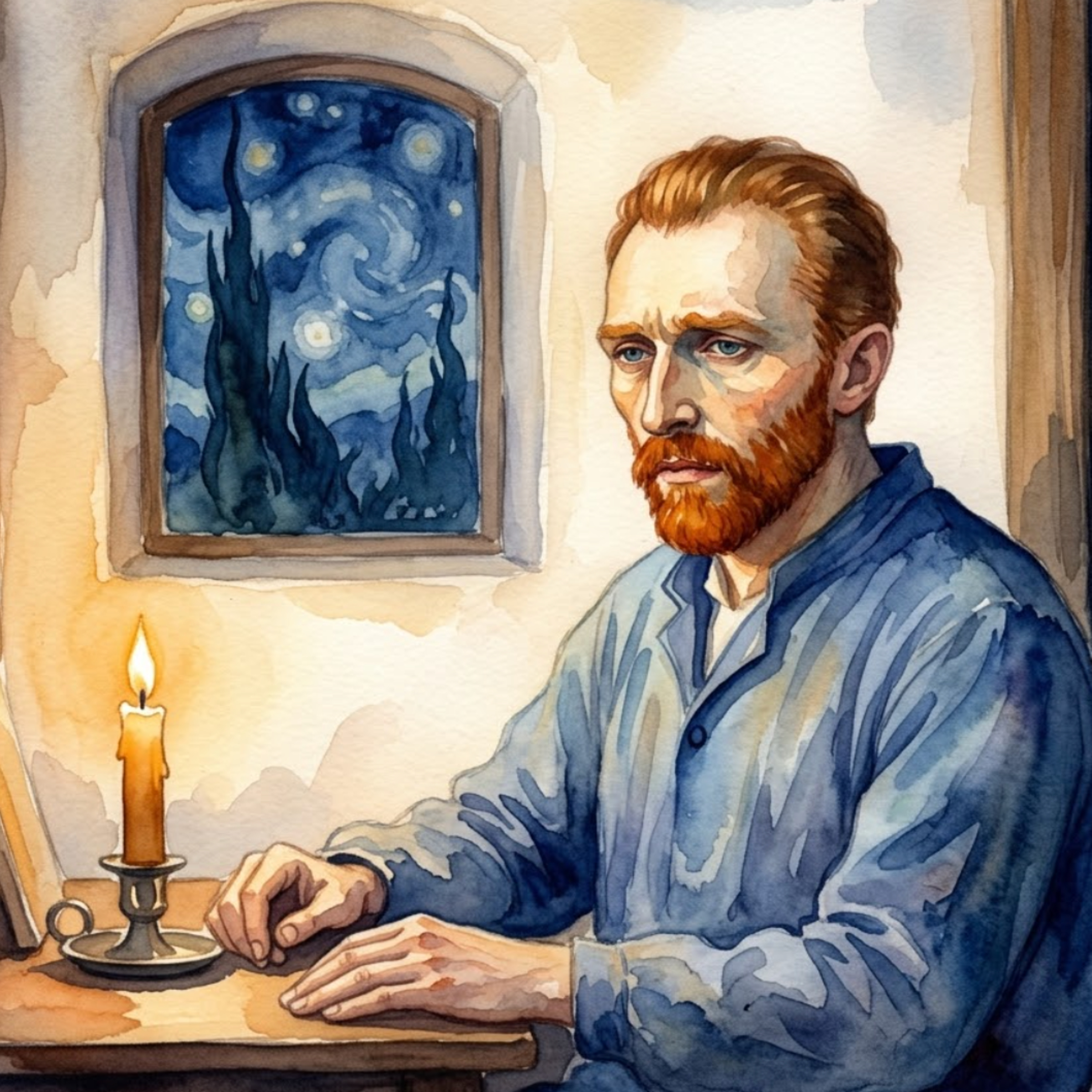 Artwork Vincent van Gogh – Wenn die gelbe Kerze leise flackert