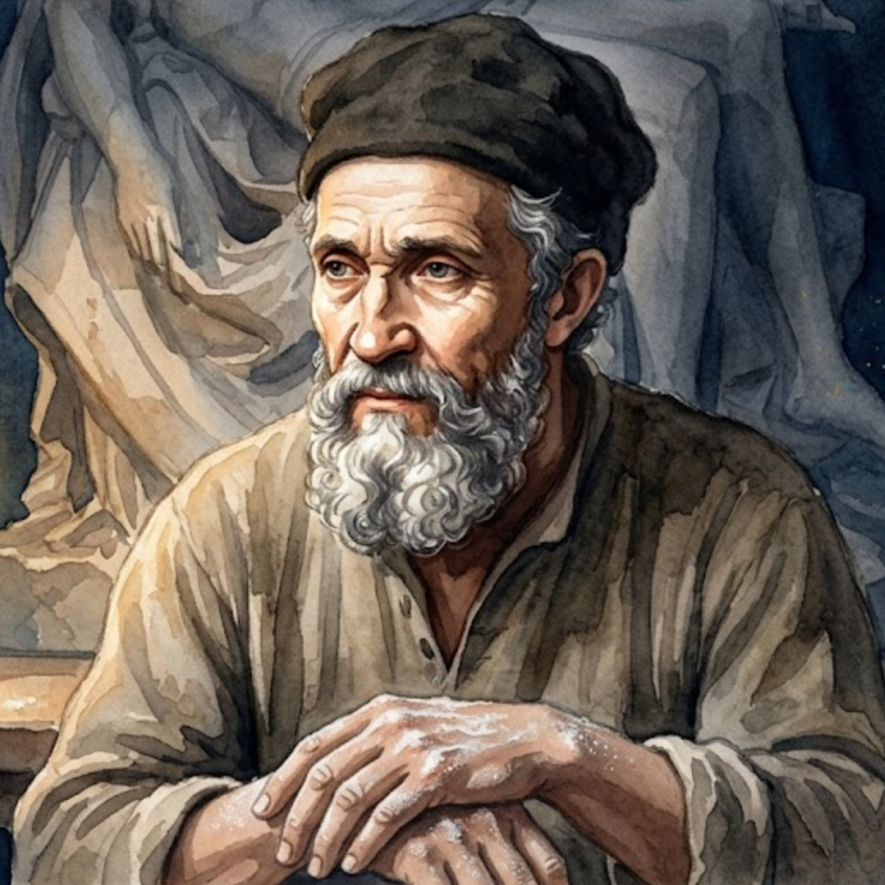 Artwork Michelangelo – Wenn der Marmorstaub im Kerzenlicht tanzt