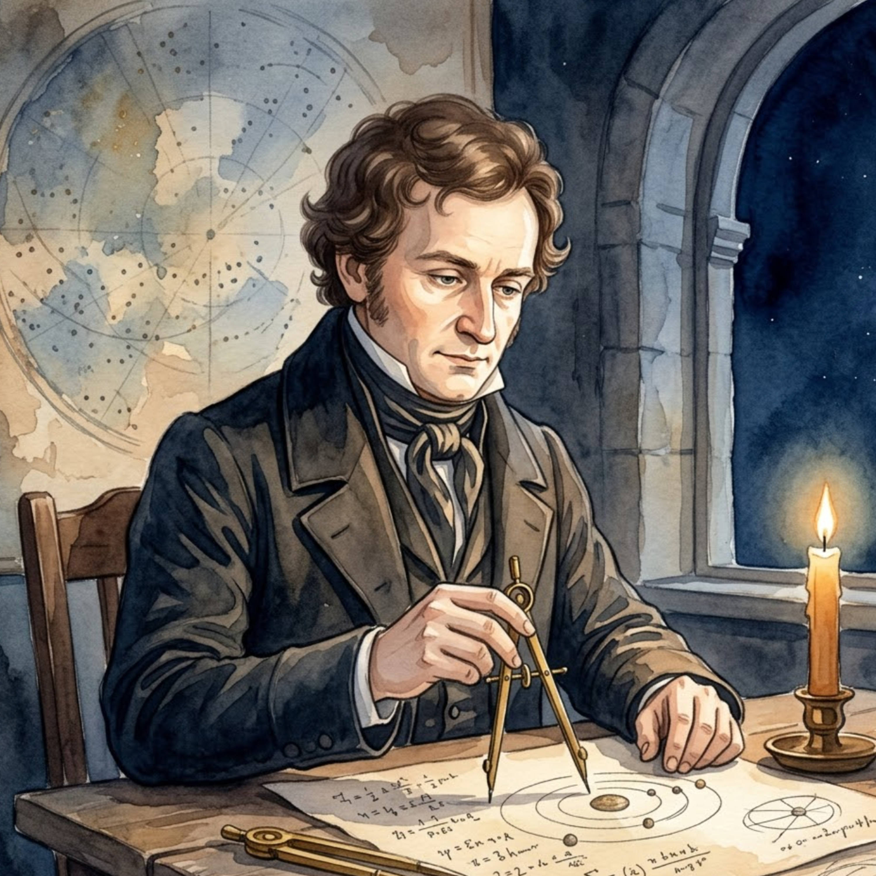 Artwork Carl Friedrich Gauss – Der Blick zu den fernen Sternen