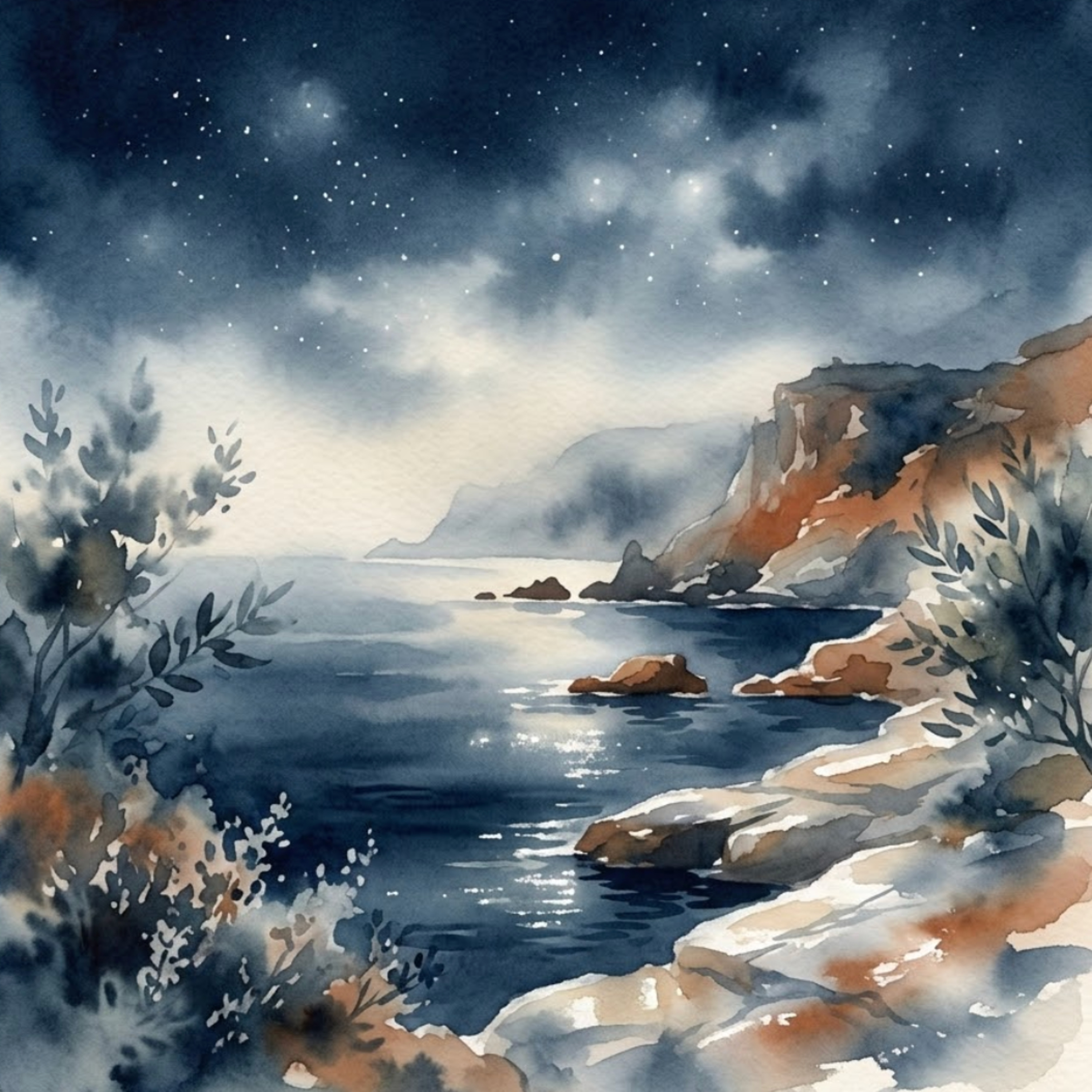 Artwork Kreta – Thymian nach dem ersten Regen