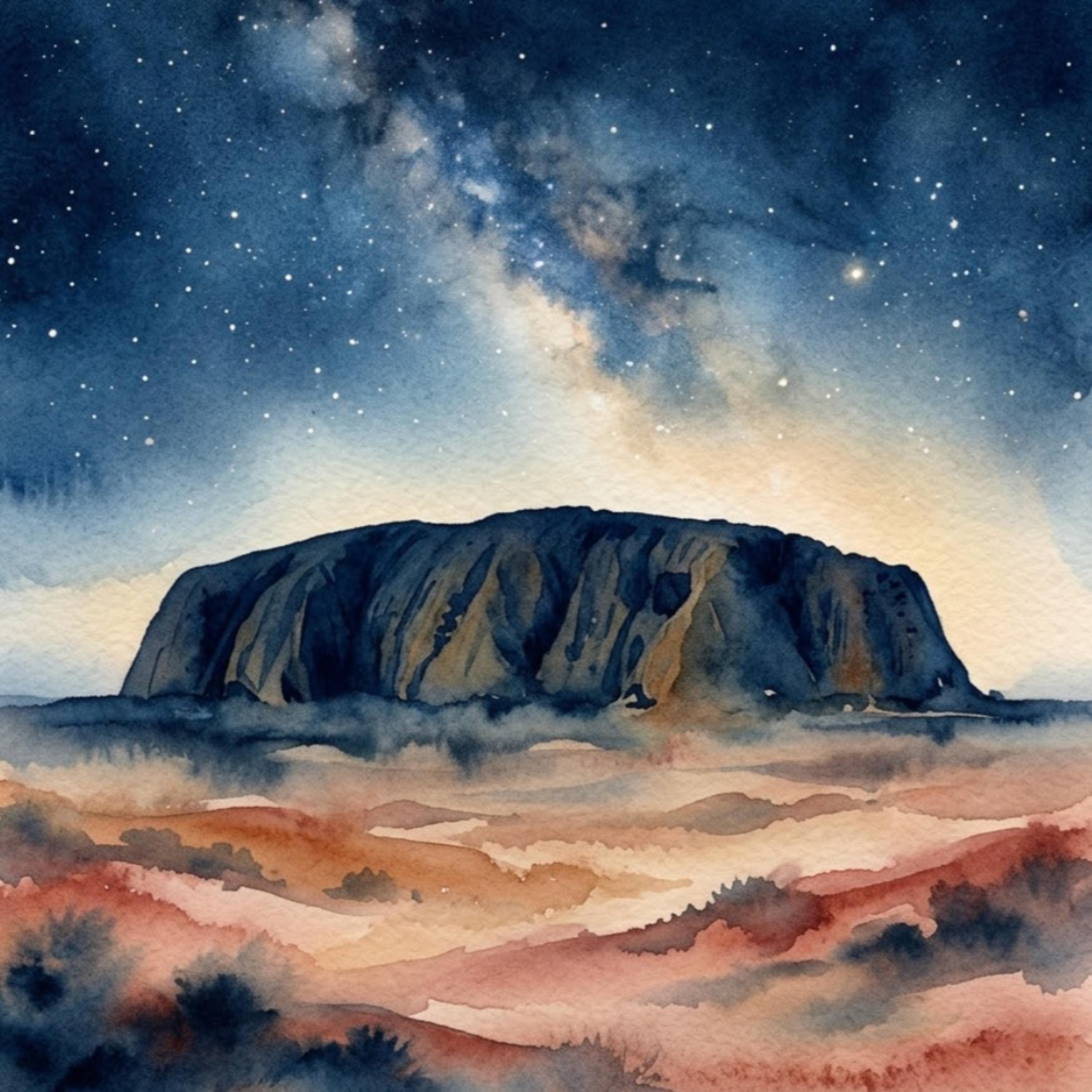 Artwork Uluru – Wenn der rote Stein den Wind einatmet