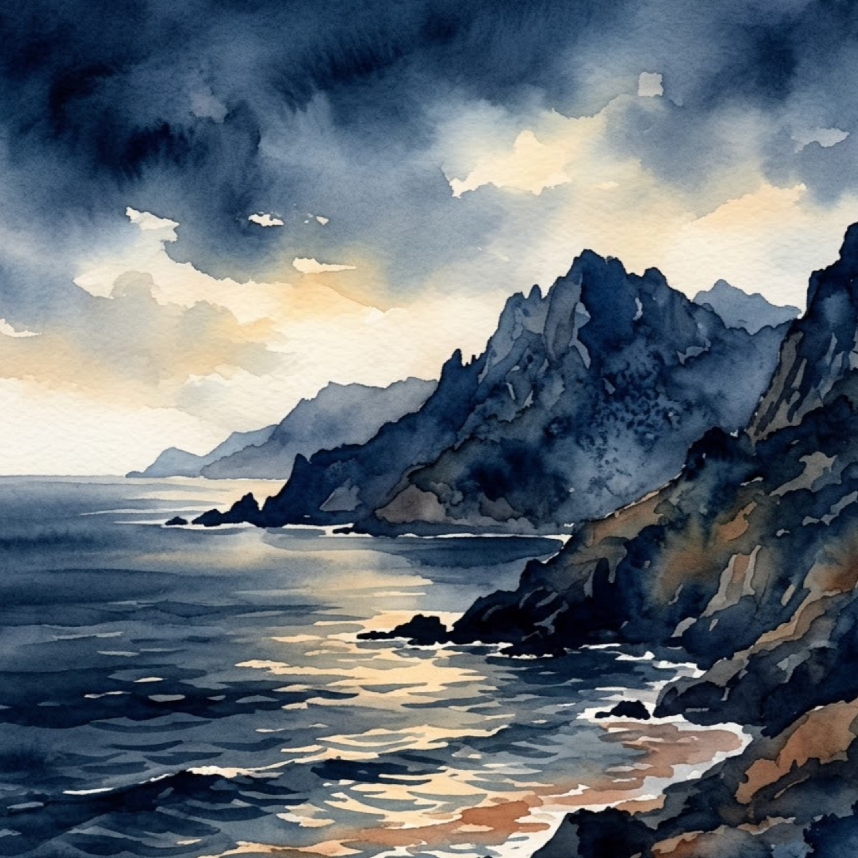 Artwork Korsika – Wenn das Fischerboot gegen den Stein schlägt